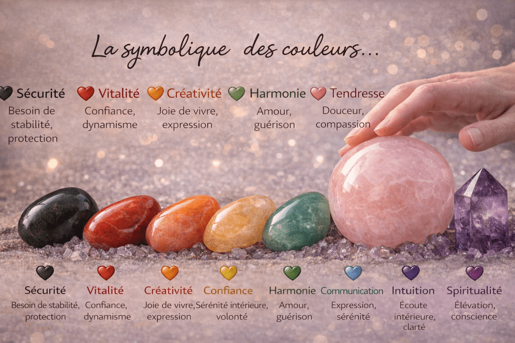 Quand les couleurs guident le choix des pierres